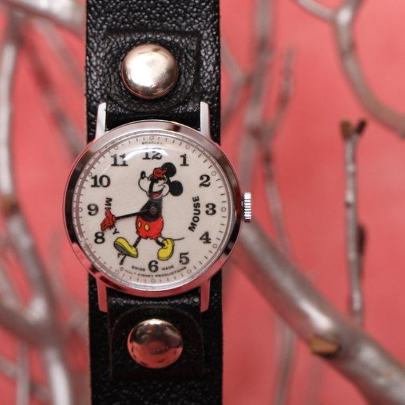 Disney/Bradley Accessories - A SUPER RARE VINTAGE Bradley Mickey Mouse Watch